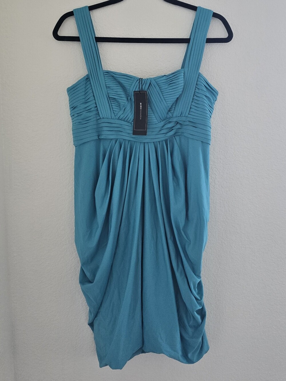 Y2K Cyan Blue BCBGMaxazria Mini Dress
